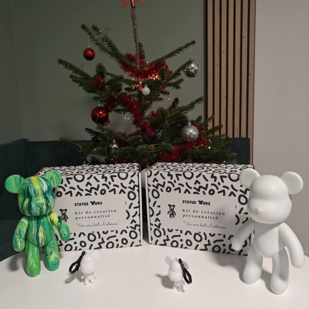 Coffret Noël : 2 MoshiBear + 2 Porte-clés